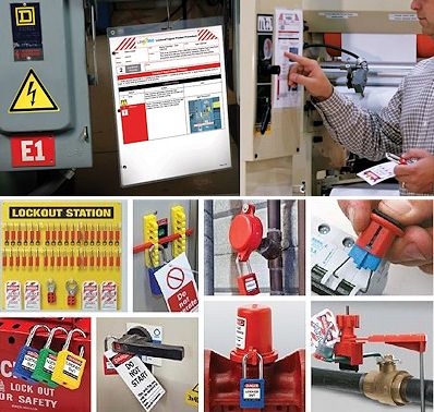 loto-allgemein Lockout-Tagout: Verriegelungen, Sicherheitsschilder und Software für Lockout-Verfahren