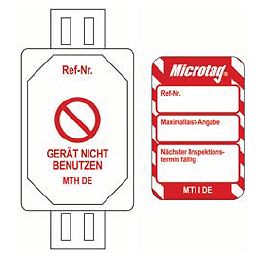 Microtag Halter und Einsteckschild