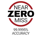 99,9995% Lesegenauigkeit