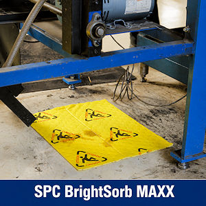 Gelbe BrightSorb Sicherheitsmatte f&uuml;r Chemikalien