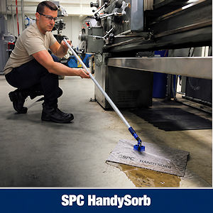 HandySorb Mopp-System bestehend aus Tuch und Halterung