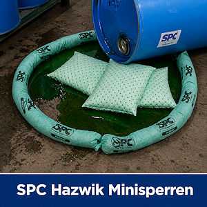 Mini-Sperren zum Eingrenzen von S&auml;uren und Laugen