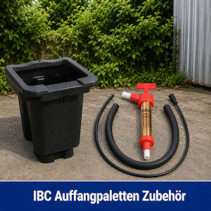 Zubeh&ouml;r: Bilgepumpe und zus&auml;tzlicher IBC-Spender