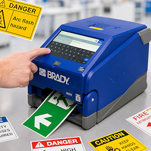Sicherheitskennzeichnung mit Brady i4311