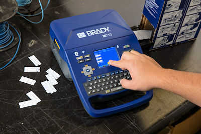 Brady M710 Anwendung