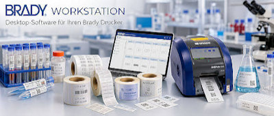 Brady Workstation zur Gestaltung von Etiketten und Schildern