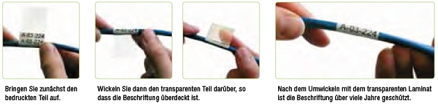 Selbstlaminierende Etiketten
