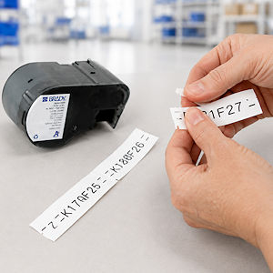 Etikettenmaterialien f&uuml;r Brady M510