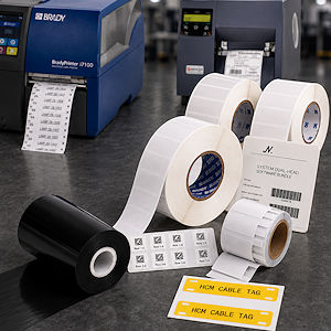 Thermotransfer-Etiketten mit 76,2 mm Innenkern