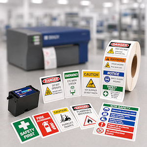 InkJet-Etiketten f&uuml;r BradyJet J4000 und J5000