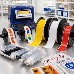 Etiketten und Schildermaterialien f&uuml;r Brady S3100