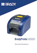 BradyPrinter i5300 Handbuch