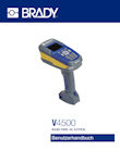 Brady V4500 Benutzerhandbuch