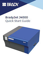 Quick Start Guide             BradyJet J4000