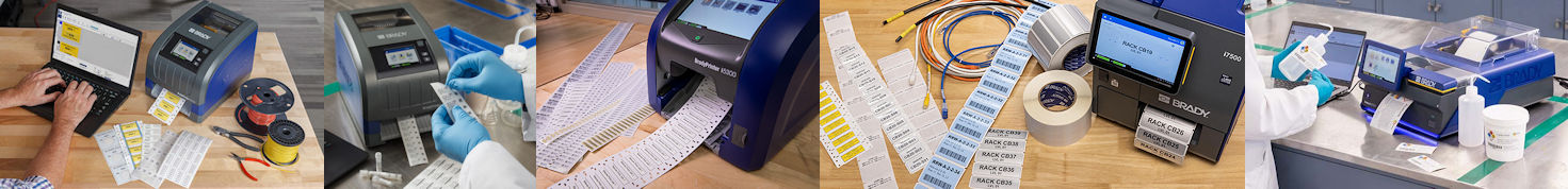 Brady Etikettendrucker mit automatischer Materialerkennung