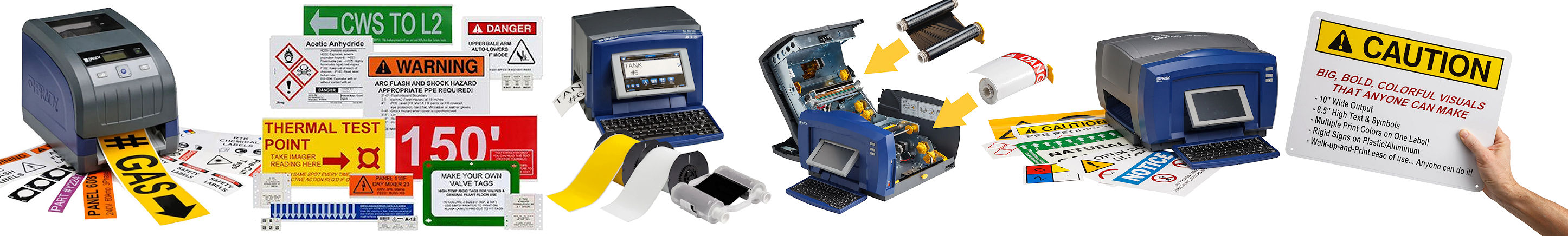 Safety Schilderdrucker: i3300, S3100, S3700, BBP85