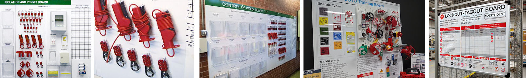 Lockout-Tagout Shadowboards und Whiteboards