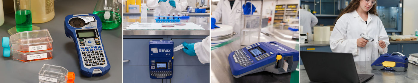 Brady Labordrucker M210-LAB, M510 und M611 im Vergleich