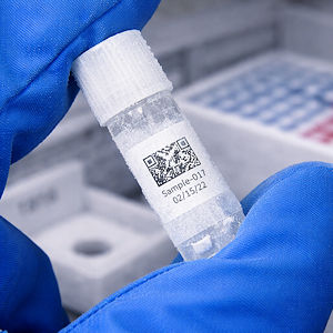 Etiketten f&uuml;r K&uuml;hllagerung im Labor