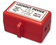 Lockout-Absperrung für elektrische Steckerverbindungen