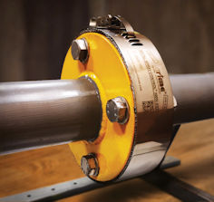 Flanschabdeckung aus Metall