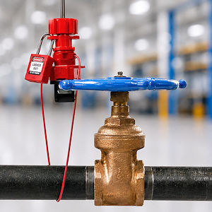 Lockout-Tagout Absperrhahn