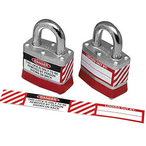 Etiketten f&uuml;r Stahlschl&ouml;sser