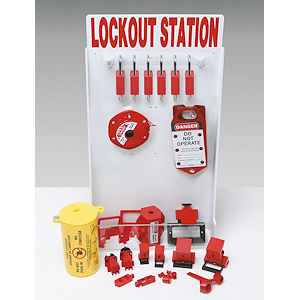 Offene kleine Lockout-Station 