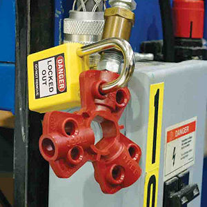 Pneumatische Lockout-Absperrung