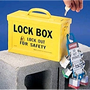 Gruppenverschlusskasten GELB