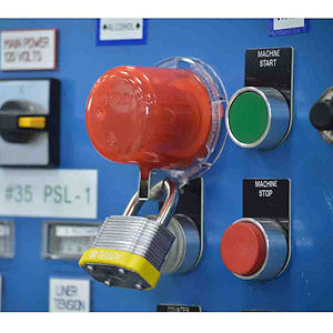 Drucktasten-/ Notaus-Absperrung LOTO-134018