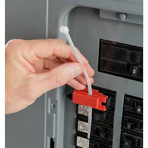 TagLock Verriegelung f&uuml;r Schutzschalter mit Hebelloch