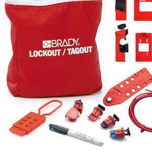 Kleines Lockout-Set f&uuml;r Elektriker