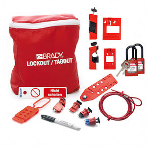 Kleines Lockout-Set f&uuml;r Elektriker