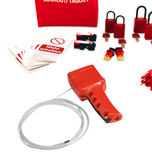 Kleines Lockout-Set f&uuml;r Windenergie