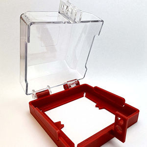 Lockout-Schalterabdeckung quadratisch