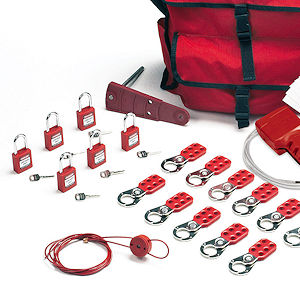 Kleines Lockout-Set f&uuml;r elektrische Anlagen