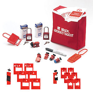 Kleines Lockout-Set f&uuml;r elektrische Anlagen