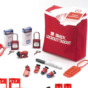 Kleines Lockout-Set f&uuml;r elektrische Anlagen