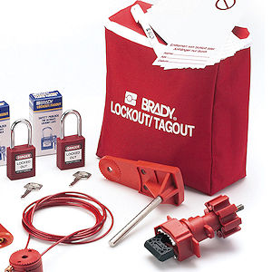 Lockout-Starterset f&uuml;r mechanische Gefahren