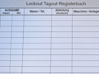 Registerbuch – Innenansicht