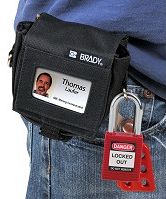 Lockout-Tagout Set mit Gürteltasche