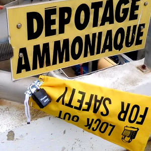 Gelbe Universal Lockout-Tasche