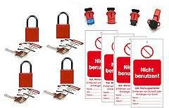 Lockout Tagout Set für Schutzschalter