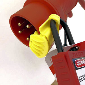 Abschlie&szlig;barer CEE-Steckschutz