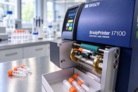 Brady Drucker i7100 mit Vial Label Applicator
