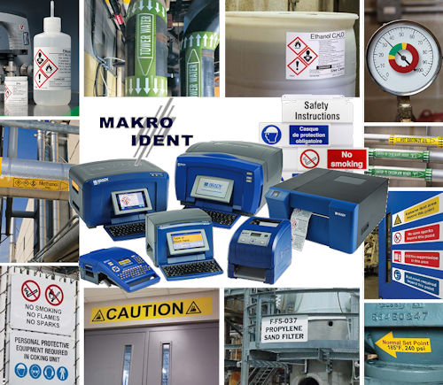 Brady-BBP-Farbdrucker Farbdrucker für Lean + Lockout-Tagout Sicherheitskennzeichnungen
