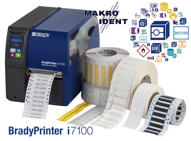 Etikettendrucker BradyPrinter i7100 für große Druckmengen