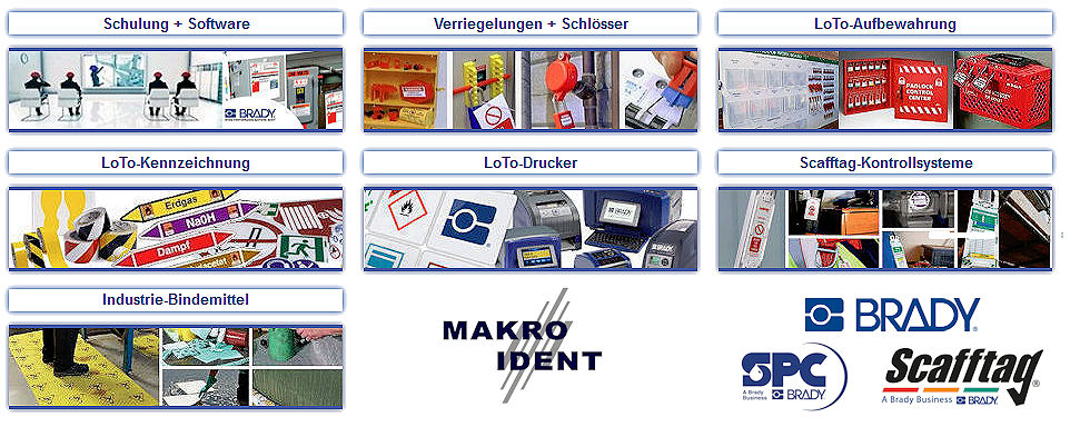 LOTO-Allgemein Höchste Arbeitssicherheit mit Brady Lockout-Tagout