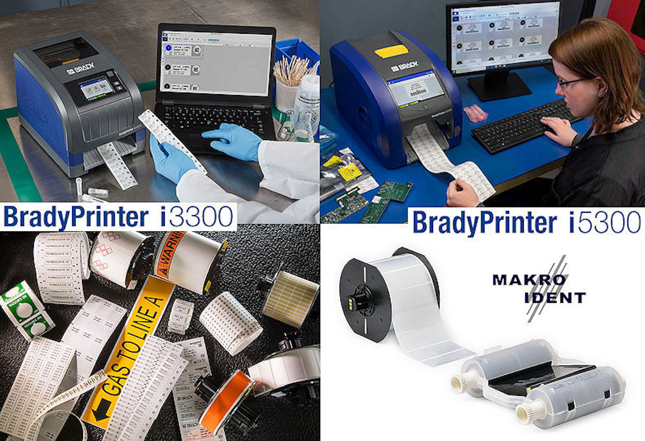 brady-drucker-i3300-i5300 <strong>Etikettendrucker i3300 und i5300 mit automatischer Materialerkennung</strong>